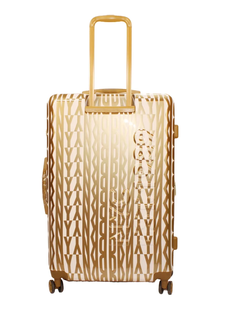 DKNY GLITZ GLAM Hardside Luggage on Wheels for Unisex | Ultra Lightweight ABS on with Spinner Wheels 4 Color GOLD
