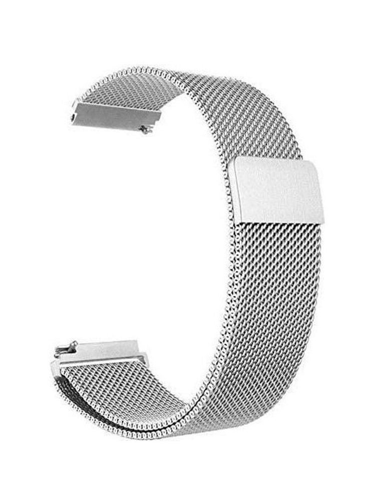 CATANES - Samsung Galaxy Watch 5 / Galaxy Watch 5 Pro Band Milanese Stainless Steel Strap 20mm Compatible with Galaxy Watch5 (44mm/40mm) Galaxy Watch5 Pro (45mm) Silver - Image 1