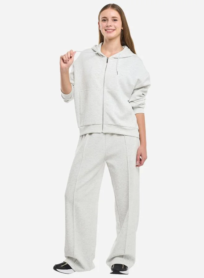 فكتور اند جين طقم منسق من جوغر بأرجل واسعة وهودي بسحَّاب غلق