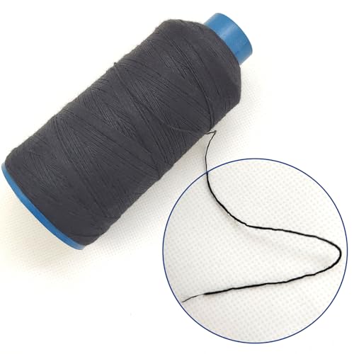 BLUPLE Professional Thick Weaving Thread 1 pc for Making Wig Sewing Hair Weft Hair Weave Extension Black (1pc Black Thread) - Image 3