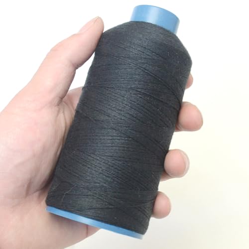 BLUPLE Professional Thick Weaving Thread 1 pc for Making Wig Sewing Hair Weft Hair Weave Extension Black (1pc Black Thread) - Image 1