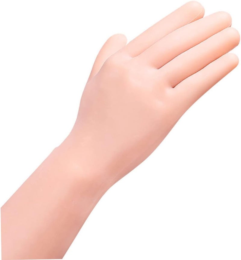 Healeved 1pair Moisturizing Gloves for Dry Cracked Skin Long Protective Hand Covers for Home Care Soft and Elastic Sebs Material for Women Hand Moisturizing Treatment - Image 5
