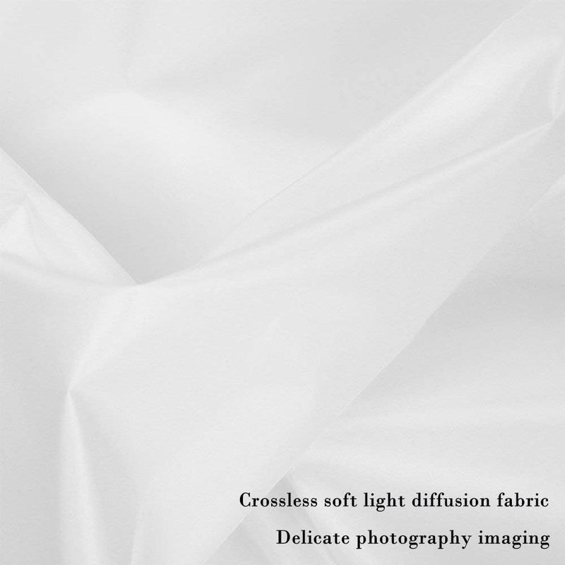 Meking Light Diffuser Diffusion Fabric 2 Yard x 67 Inch /2 x 1.7 Meters Nylon Silk White Seamless Light Modifier for Photography Softbox, Light Tent and Light Modifier - Image 2