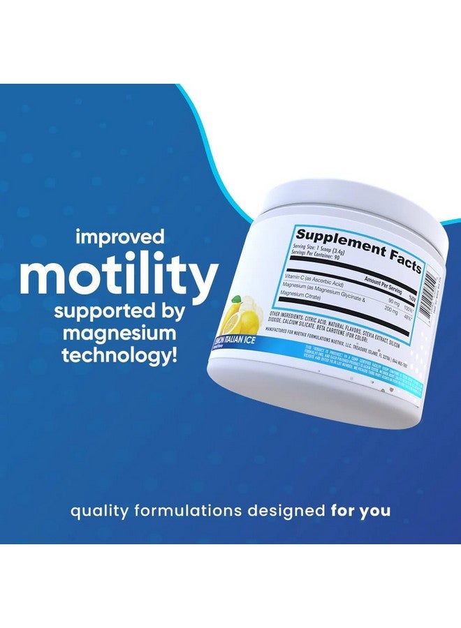 NuEthix Formulations NuEthix Formulations Prosorb+ Magnesium Dietary Supplement, 200mg Magnesium Blend to Support Physical & Mental Wellness, Vitamin C, Dairy-Free, Gluten Free, & Non-GMO, Lemon Italian Ice, 90 Servings  - Image 5