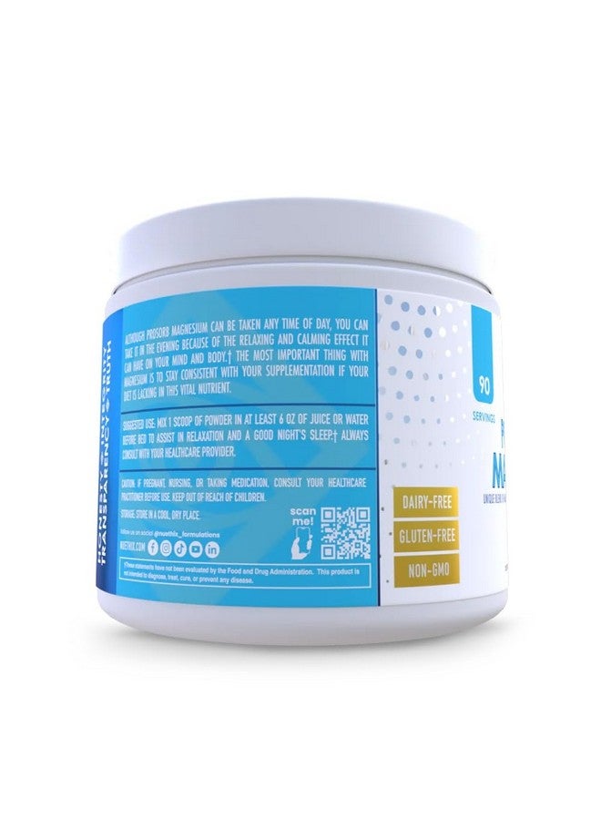 NuEthix Formulations NuEthix Formulations Prosorb+ Magnesium Dietary Supplement, 200mg Magnesium Blend to Support Physical & Mental Wellness, Vitamin C, Dairy-Free, Gluten Free, & Non-GMO, Lemon Italian Ice, 90 Servings  - Image 3