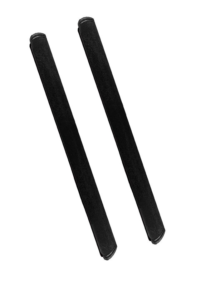 Anglepingping 2Pack 18.7×1.37×1.37in Armrest Handle Cover, Pushchair Protector Handlebar Sleeve Bumper Dust Proof Handle Accessories Removable Fabric Universal Pushchair Case Grip Bar Replacement Arm Covers - Image 1