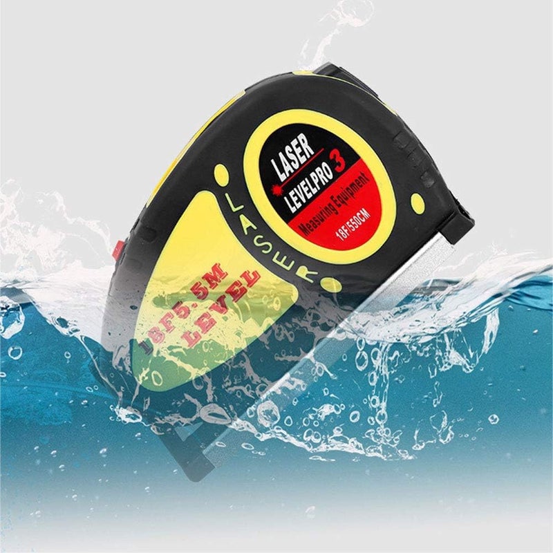 PIA INTERNATIONAL PIA INTERNATIONAL Laser Universal Level Measuring Tape Laser Rangefinder 2 in 1 550 cm Tape Measure Thick Smooth Aluminium Base  - Image 5
