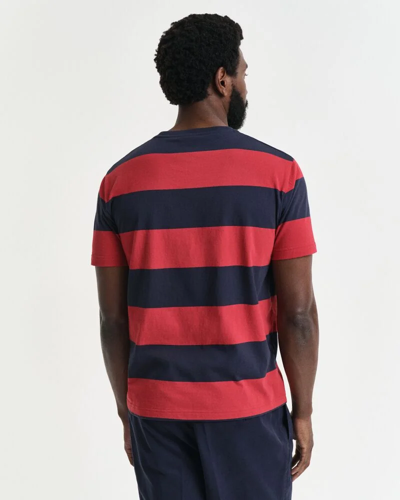 غانت Gant Bar Stripe Ss T-Shirt