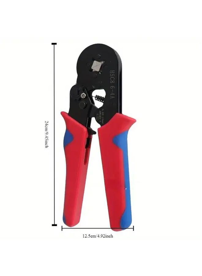 HSC8 6 4 Tube Terminal Crimping Pliers 340mm High Carbon Steel Wire Diameter 0.25 0.5mm American Standard AWG 3 7 Durable Precision Crimping Tool For Electrical Wiring Home Use - Image 4