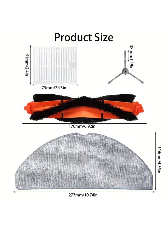 22 Pack Replacement Accessories Kit For Lubluelu L20 Honiture V8 Pro Durable Pet Hair Dirt Debris Remover For All Floor Surfaces Robust Construction Ideal Home Use Easy Installation - Image 2