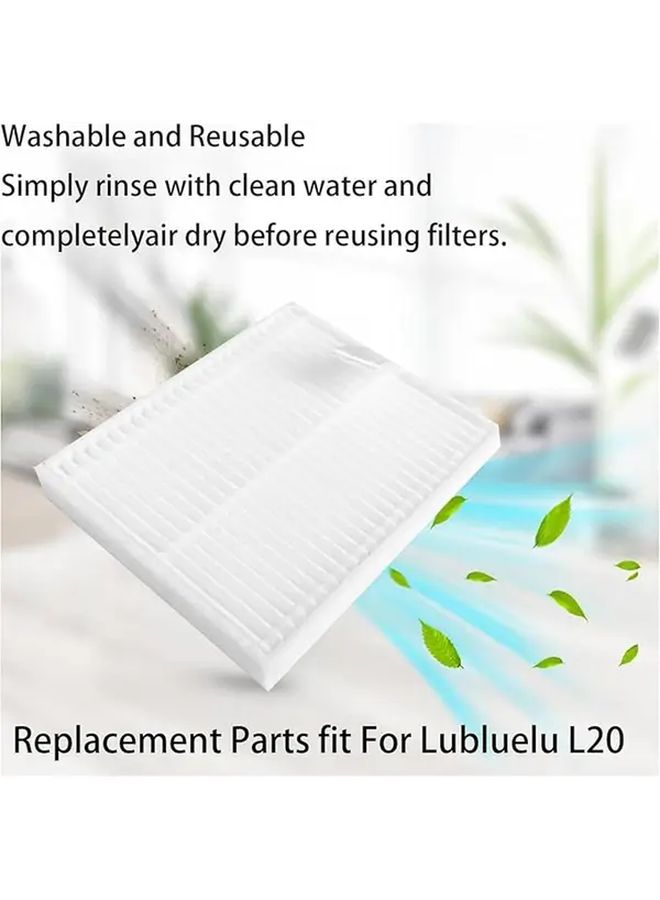 22 Pack Replacement Accessories Kit For Lubluelu L20 Honiture V8 Pro Durable Pet Hair Dirt Debris Remover For All Floor Surfaces Robust Construction Ideal Home Use Easy Installation - Image 4