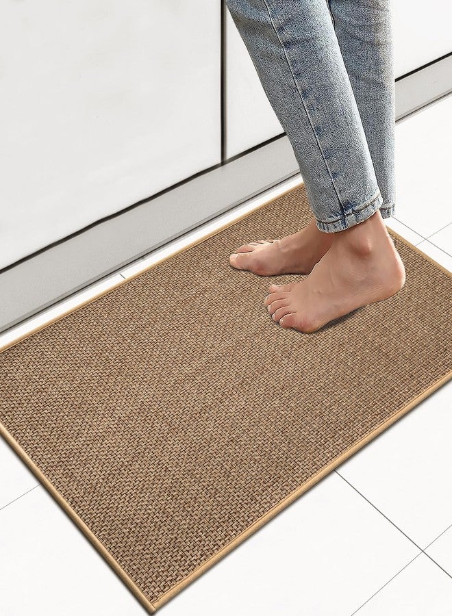 Artnice Small Kitchen Mats for Floor, 16x24 Rubber Backed Absorbent Kitchen Rugs, Woven Floor Runner Rug for in Front of Sink Door Hallway Home, Non-Slip Washable - Image 1