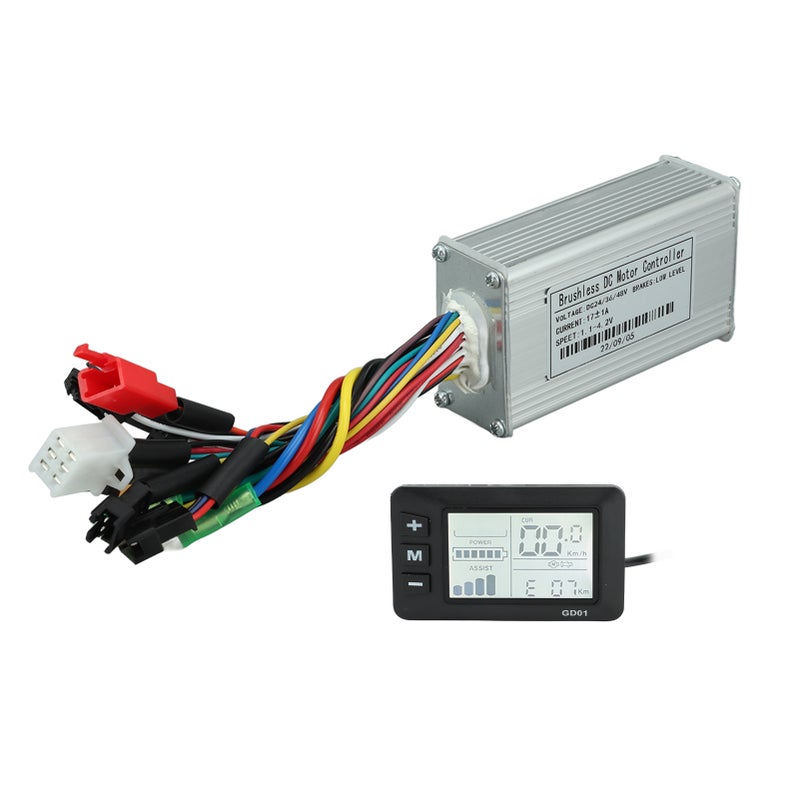 24V 36V 48V 250W‑350W 17A Three Mode Sine Wave Controller Motor Brushless Controller Kit with LCD Display for Electric Bicycle - Image 4
