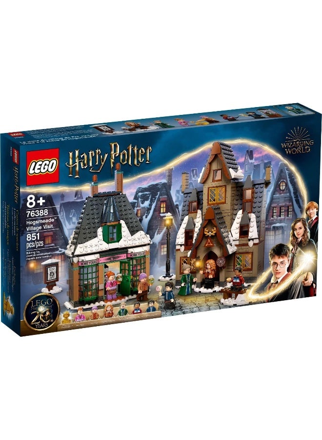 LEGO LEGO 76388 Harry Potter Hogsmeade Village Visit Building Toy, 20th Anniversary Set with Collectible Golden Minifigure, Festive Gift for Girls and Boys  - Image 2
