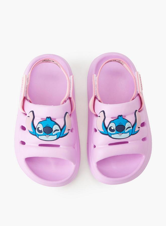 Disney Girls Stitch Detail Sandals - Image 1