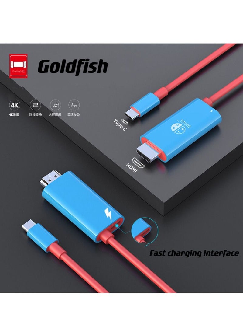 Lightning To HDMI/HDTV AV TV Cable Adapter Red/Blue