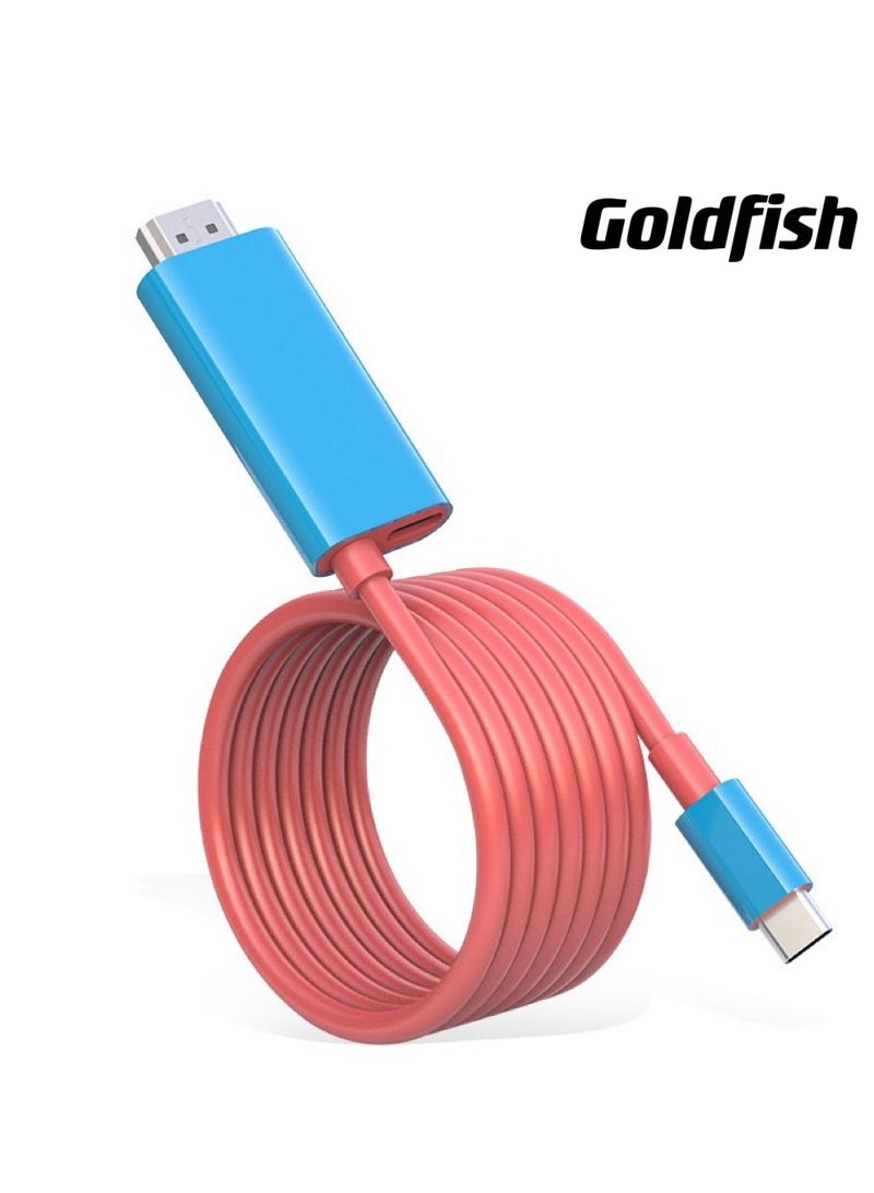 Lightning To HDMI/HDTV AV TV Cable Adapter Red/Blue