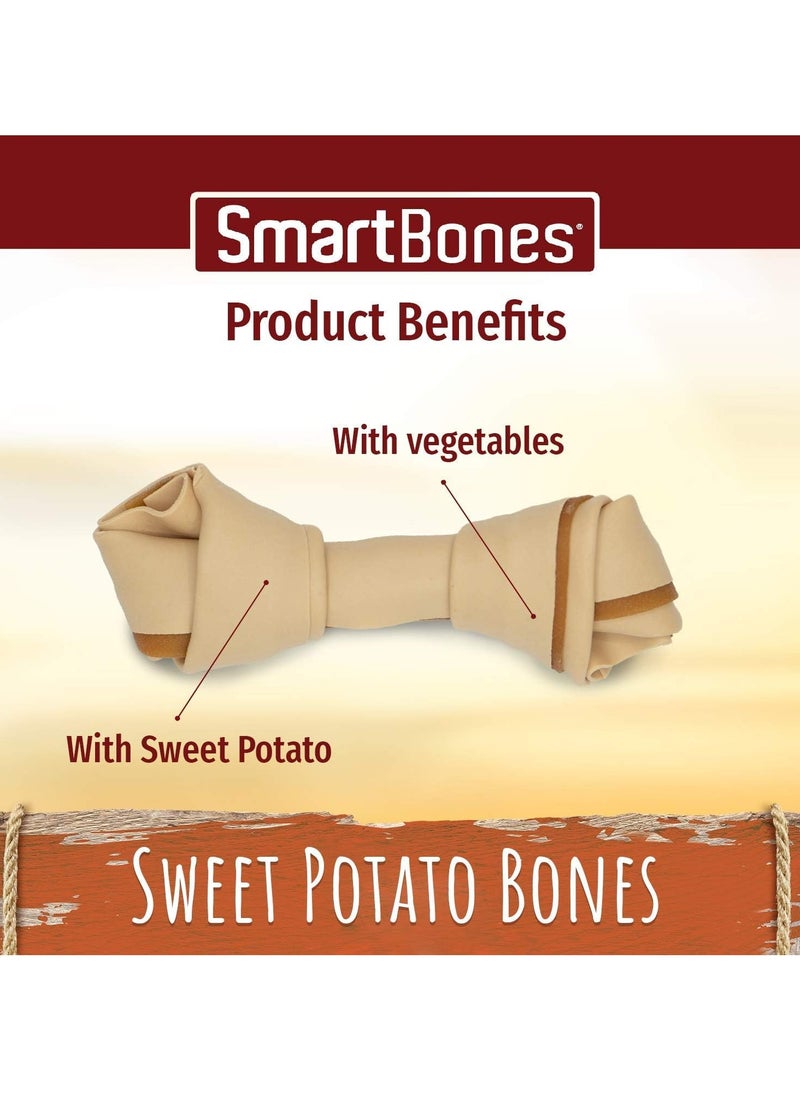 SmartBones - 8 Mini Sweet Potato Bones Rawhide Free Chew Dog Treats - Image 1