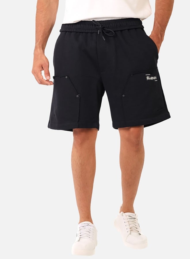 WHITE RABBIT Side Pockets Summer Short With Drawstring  - Image 1