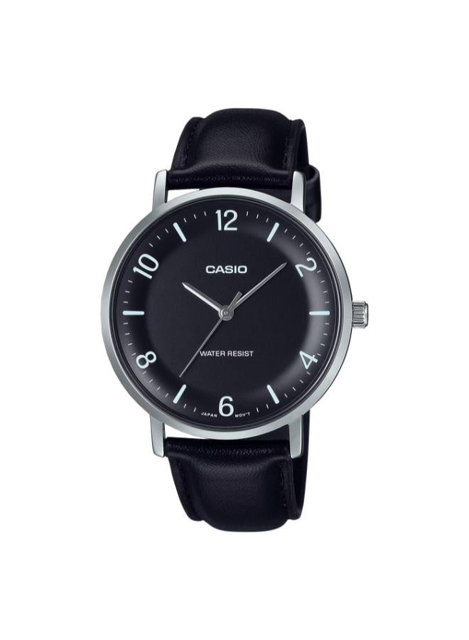 كاسيو ساعة تناظرية من الفولاذ المقاوم للصدأ MTP-VT03L-1BDF - Image 1