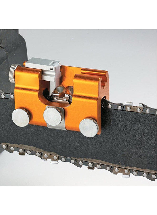 Manual Chainsaw Chain Sharpener Portable Hand-cranked Saw Chain Grinder Household Sharpening Tool Grinding Machine Accessory for Chain