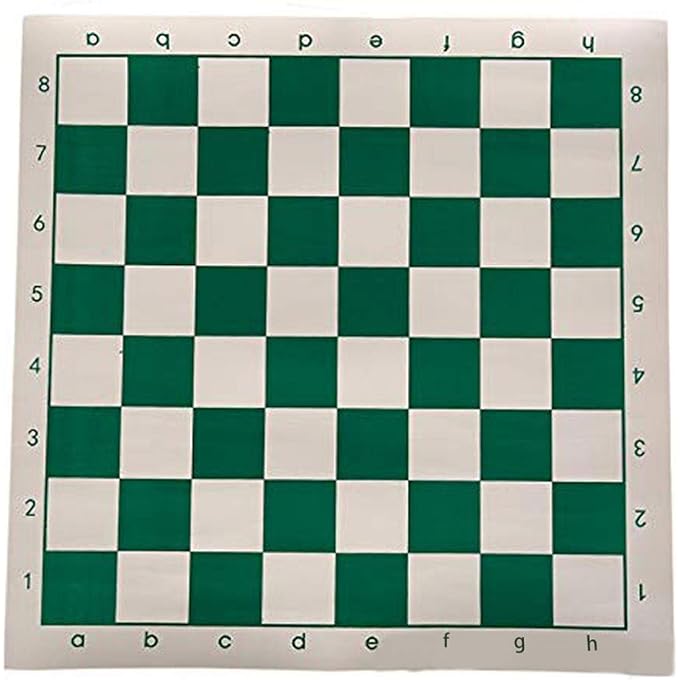 KASCLINO Tournament Chess Mat, PU Leather Tournament Roll Up Chess Board, Chess Rollable Chessboard, Lightweight & Non Slip, Chess Mat for Kids and Adults(Size:34.5cm) - Image 1