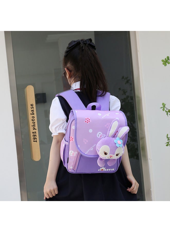 Kindergarten Class Baby Bag 2024 Cute Cartoon Boy And Girl Backpack Children's Shoulder Bag-Colour:Yellow  - Image 4