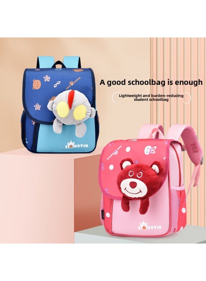 Kindergarten Class Baby Bag 2024 Cute Cartoon Boy And Girl Backpack Children's Shoulder Bag-Colour:Yellow  - Image 3