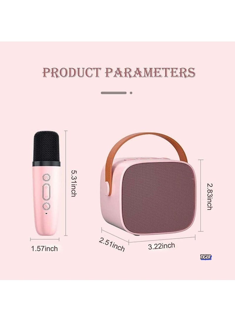 JAJEEK New Portable Bluetooth Karaoke Speaker with 2 Wireless Mics for Kids & Adults – High-Quality Sound, Easy-to-Use, Rechargeable Battery, Perfect for Home & Outdoor Parties, Birthday, and Family Fun - Image 2