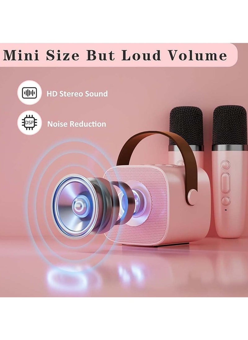 JAJEEK New Portable Bluetooth Karaoke Speaker with 2 Wireless Mics for Kids & Adults – High-Quality Sound, Easy-to-Use, Rechargeable Battery, Perfect for Home & Outdoor Parties, Birthday, and Family Fun - Image 3