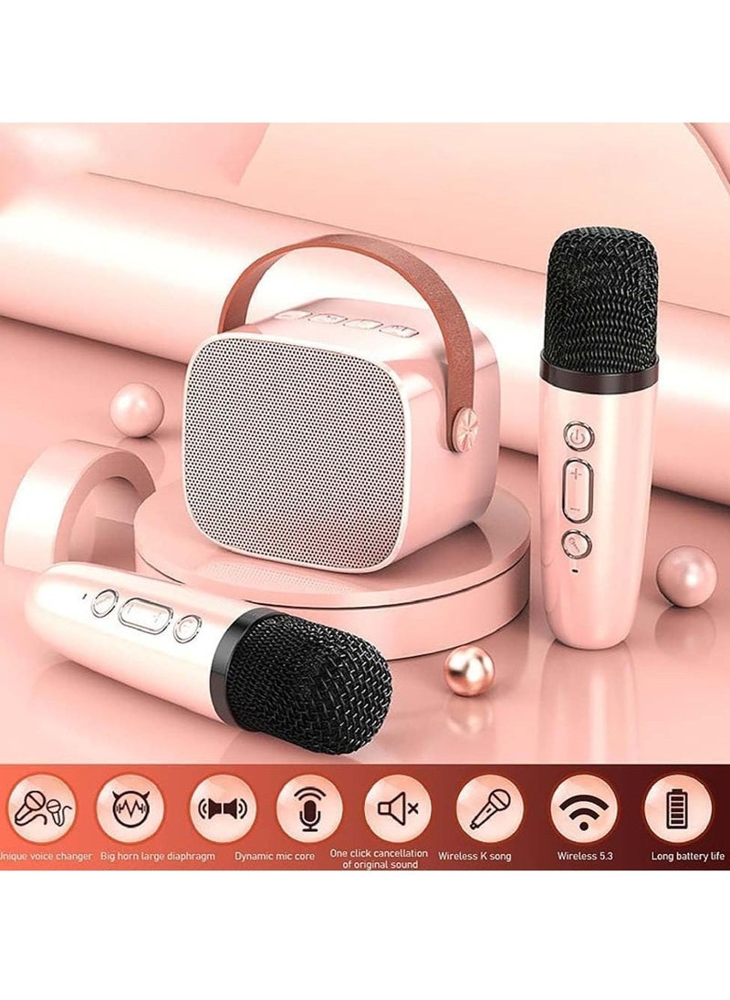JAJEEK New Portable Bluetooth Karaoke Speaker with 2 Wireless Mics for Kids & Adults – High-Quality Sound, Easy-to-Use, Rechargeable Battery, Perfect for Home & Outdoor Parties, Birthday, and Family Fun - Image 5