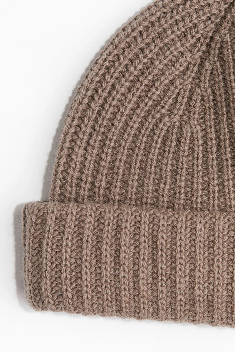 H&M Rib-Knit Wool-Blend Hat