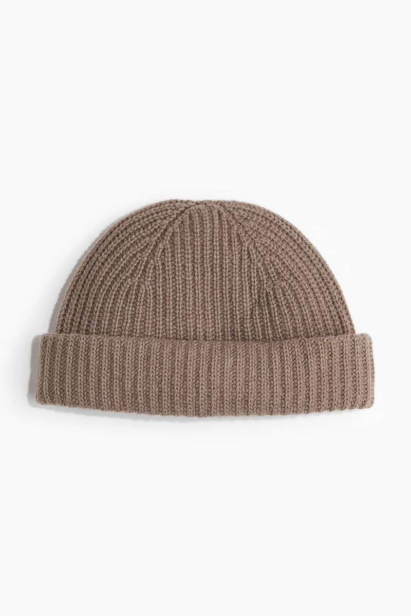 H&M Rib-Knit Wool-Blend Hat
