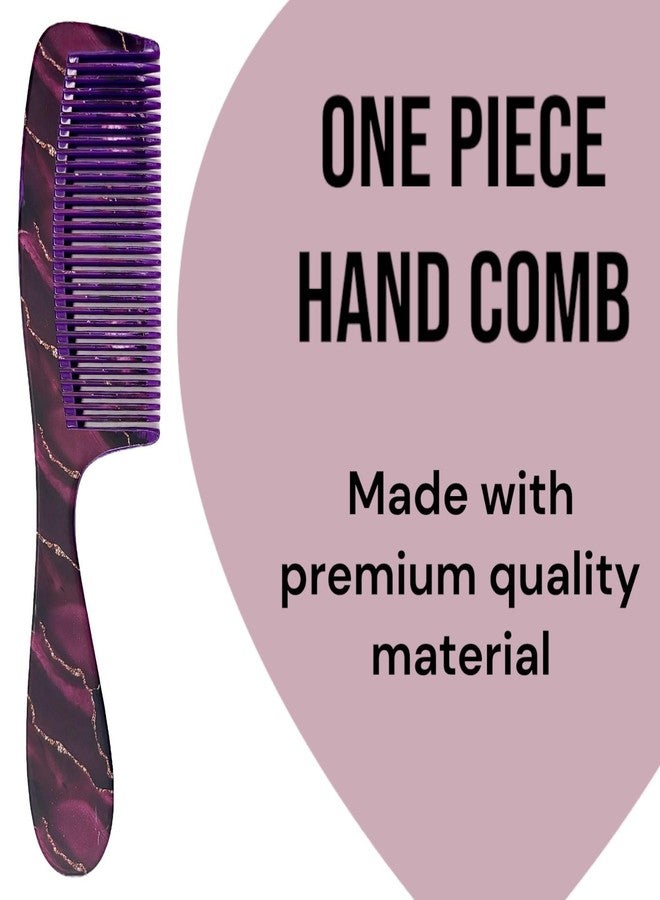 Treewing Hair Comb for Men and Women - Set of 4Pcs Made with Virgin Raw Material Kanga with Smooth Teeth for Healthy Hair, Detangling, Hairstyling - Handle Comb, Shampoo Comb, Graduated Comb Set - Image 2