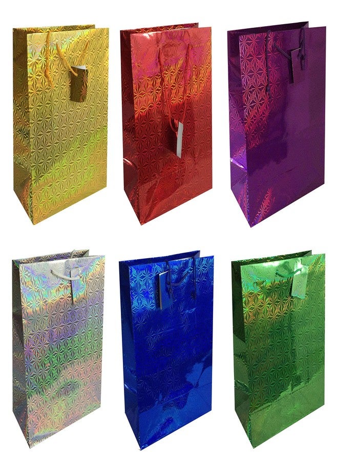 allgala 12-PC 17"x12" X-large Premium Hologram Gift Bags-GP50303 - Image 1