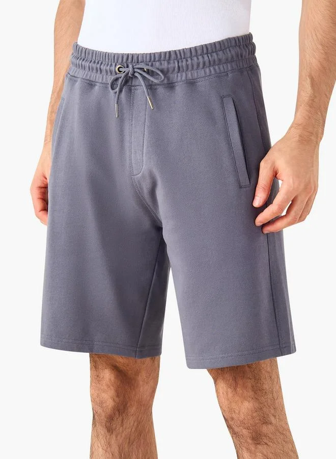 سبلاش فيڤ شورت بنقوش مع رباط وجيوب