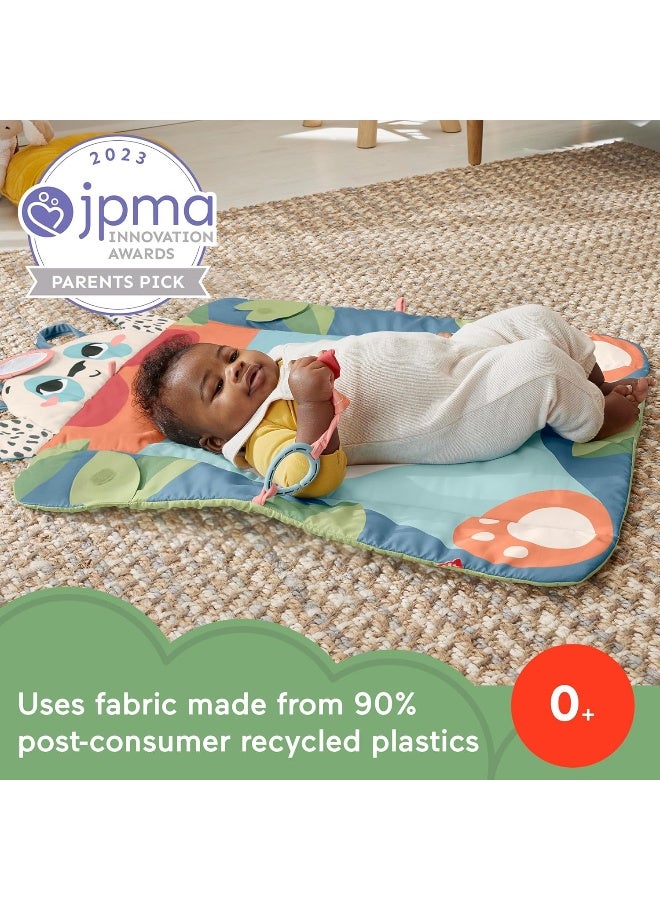 Fisher-Price Baby Toy Planet Friends Roly-Poly Panda Play Mat, Portable Tummy Time Developmental Activity For Newborns Ages 0+ Months  - Image 2