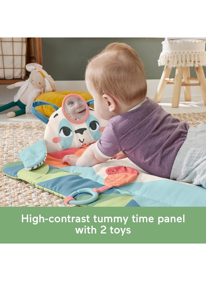Fisher-Price Baby Toy Planet Friends Roly-Poly Panda Play Mat, Portable Tummy Time Developmental Activity For Newborns Ages 0+ Months  - Image 4