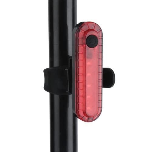 Linist Bicycle Rear Light LED USB Rechargeable Cycle Tail Light Waterproof Bicycle Taillight, 4 Mode,Red - Image 2