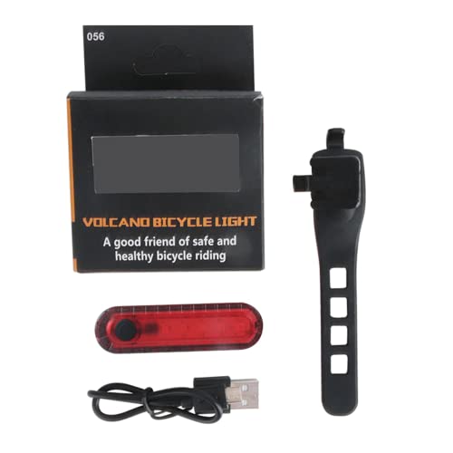 Linist Bicycle Rear Light LED USB Rechargeable Cycle Tail Light Waterproof Bicycle Taillight, 4 Mode,Red - Image 5