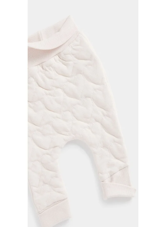 mothercare My First Pink Quilted Joggers