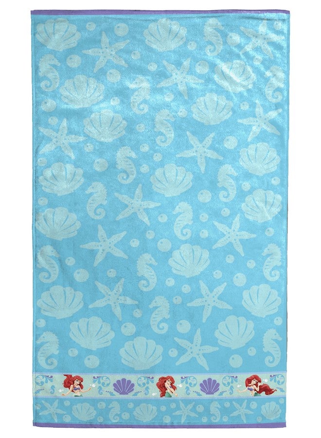 Jay Franco Disney Little Mermaid Ariel Cotton Bath/Beach/Pool Towel - Image 1