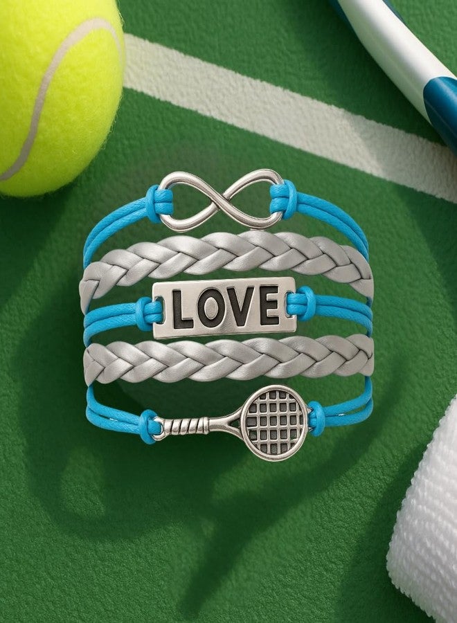 Infinity Collection Tennis Bracelet- Tennis Bracelet- Tennis Jewelry - Gift For Tennis Players, Tennis Accessories, Tennis Team Gifts - Image 3