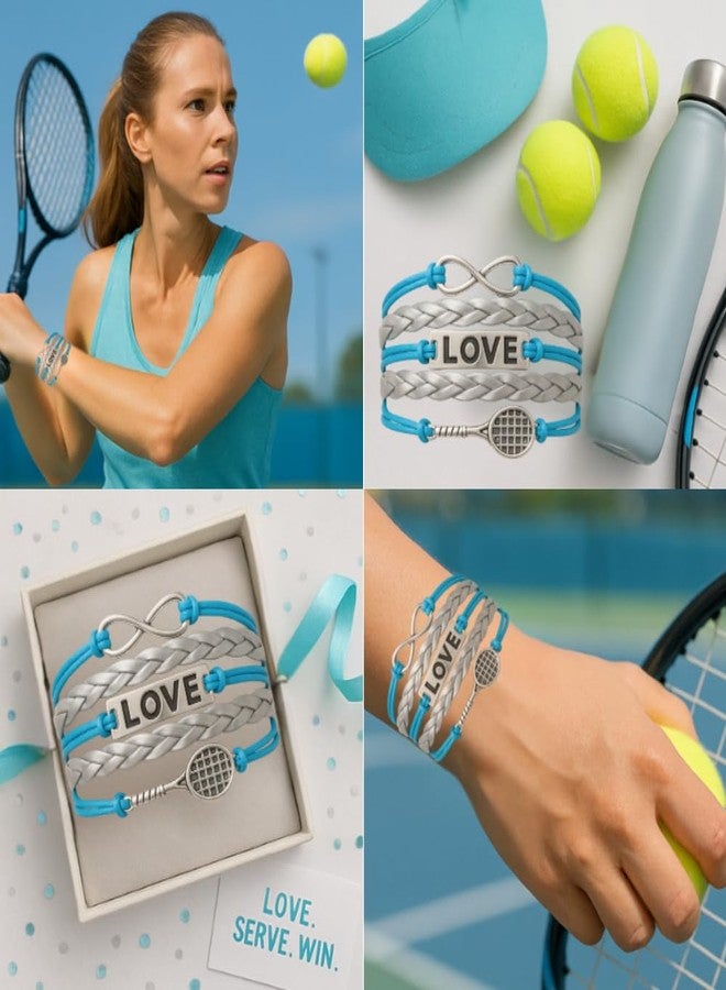 Infinity Collection Tennis Bracelet- Tennis Bracelet- Tennis Jewelry - Gift For Tennis Players, Tennis Accessories, Tennis Team Gifts - Image 2