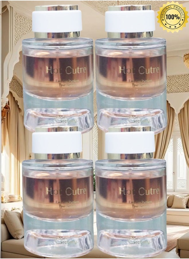 توب فاكتوري 4 قطع عطر هوت كاترى توب فيكتوري 100 مل  - Image 1