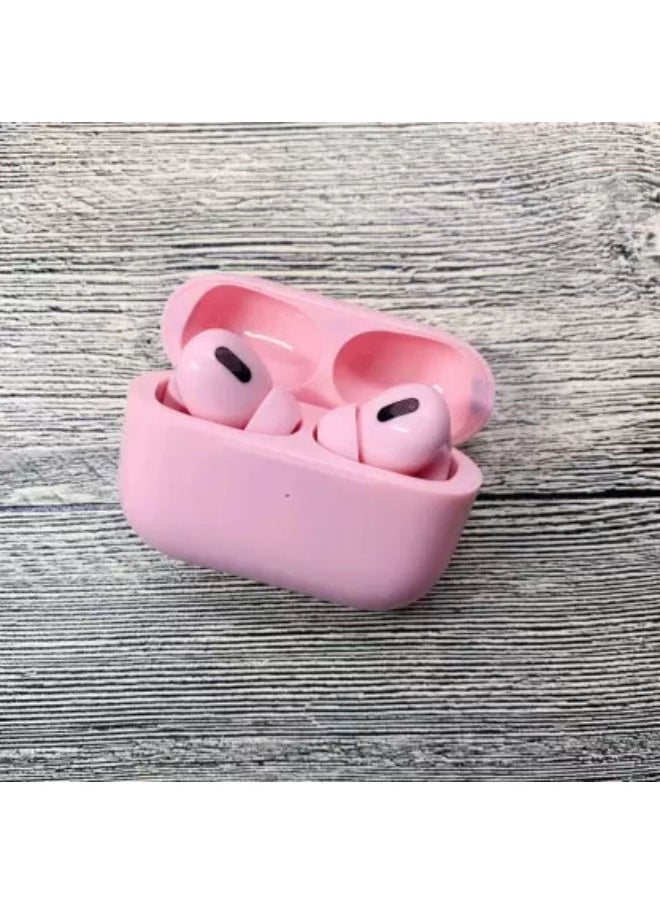 SHOPI - InPods Pro Wireless Bluetooth Earphone In Ear Earbuds Smart Touch Stereo Headphones Macaron TWS Bluetooth 5.0 Sports Gaming Headset For IOS Android Phone Huawei Xiaomi Samsung OPPO Vivo - PINK - Image 1