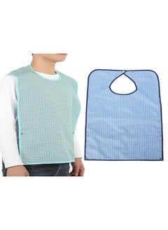 Thoraya Adult Waterproof Mealtime Bib Double Layer Elder Dinning Clothes Protector  - Image 4