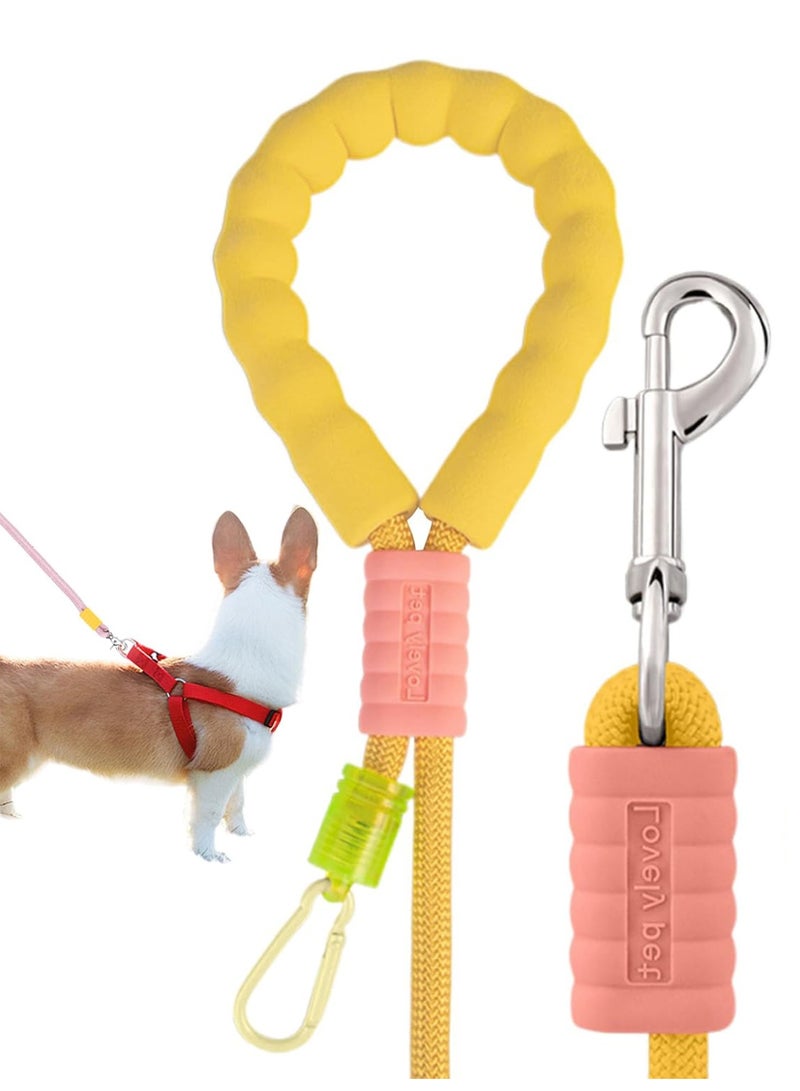 حزام القط والكلاب - حبل جرو قوي للمشي، 74.8 بوصة الكلب الرصاص مع معالجة مريحة، حبل ناعم المنسوجة مع قبضة سلسة، حيوانات الأليفة المشي الملحقات والسلامة التي عقدت، ملونة - Image 1
