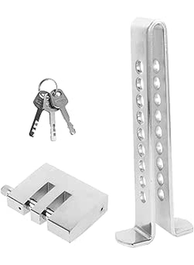 Universal Adjustable Anti Theft Car Clutch Pedal Lock with 3 Keys Brake Lock Device - Image 1