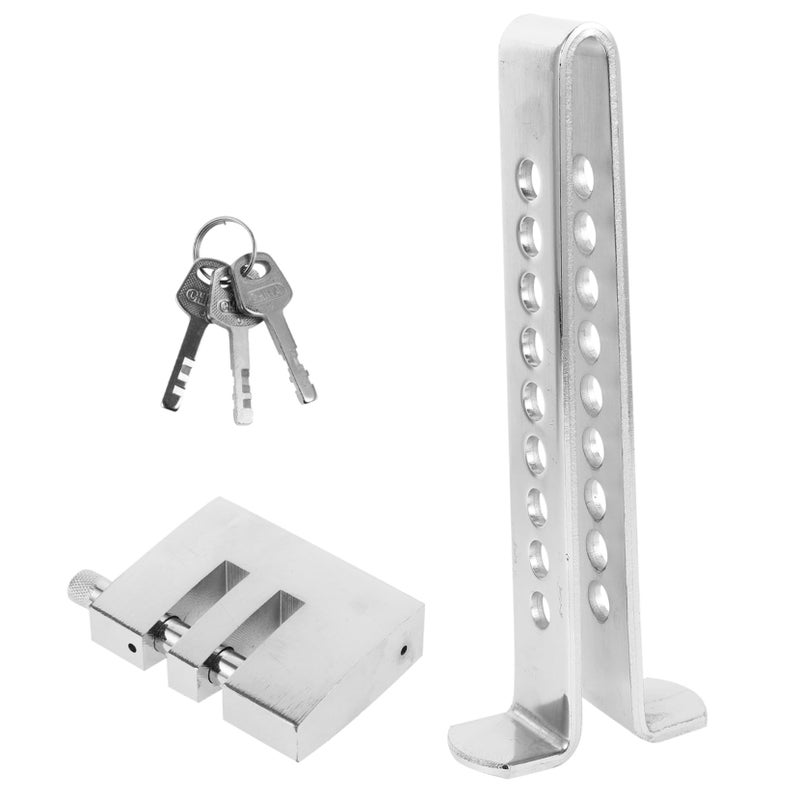 Universal Adjustable Anti Theft Car Clutch Pedal Lock with 3 Keys Brake Lock Device - Image 2